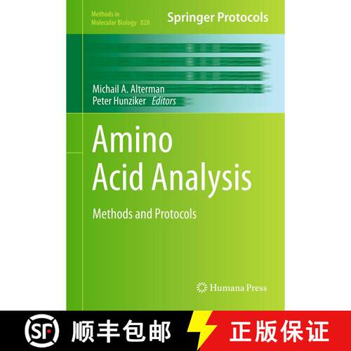【3-4周达】精装 Amino Acid Analysis : Methods and Protocols [9781617794445]