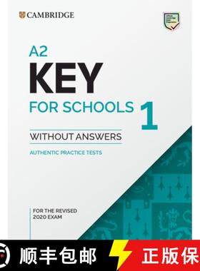 剑桥KET考试 模拟题学生书不带答案 A2 Key for Schools 1 for the Revised 2020 Exam Student's Book Withou... [9781108718325]