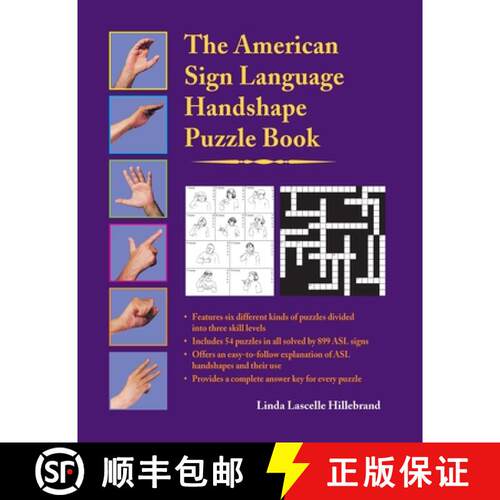 【3-4周达】The American Sign Language Handshape Puzzle Book [9781563683107]