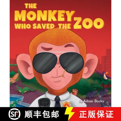 【3-4周达】精装 The Monkey Who Saved the Zoo: Chaos of the Grumpy Pirate Penguin [9781088052914]