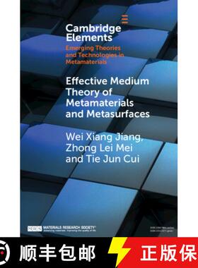 【3-4周达】Effective Medium Theory of Metamaterials and Metasurfaces [9781108819183]