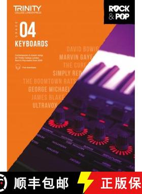 【3-4周达】Trinity College London Rock & Pop 2018 Keyboards Grade 4 [9780857366603]