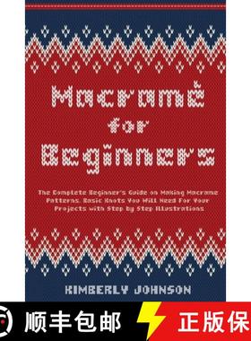 【3-4周达】Macramè for Beginners [9781801886246]