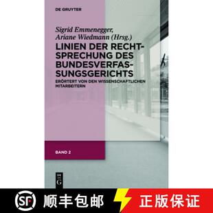 【3-4周达】精装 Linien der Rechtsprechung des Bundesverfassungsgerichts - eroertert von den wissensch... [9783110240153]