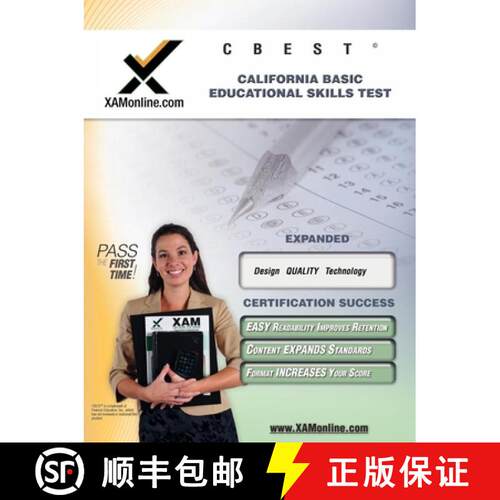 【3-4周达】CBEST California Basic Educational Skills Teacher Certification Test Prep Study Guide [9781581975963]