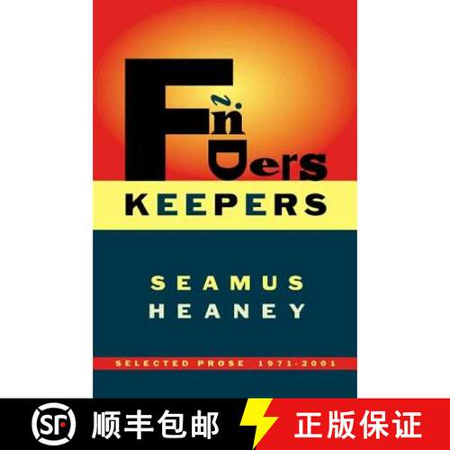 【3-4周达】Finders Keepers: Selected Prose 1971-2001 [9780374528782]