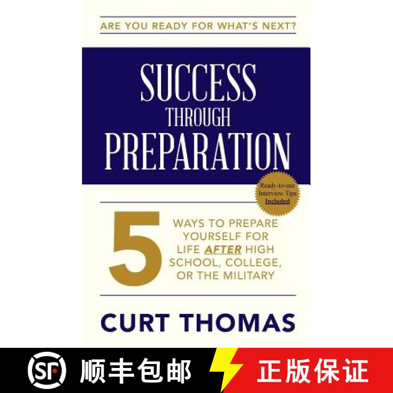 【3-4周达】SUCCESS through PREPARATION: 5 Ways to Prepare Yourself for Life after High School, Colleg... [9780692344033]