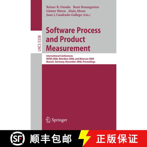 【3-4周达】Software Process and Product Measurement: International Conferences IWSM 2008, Metrikon 20... [9783540894025]
