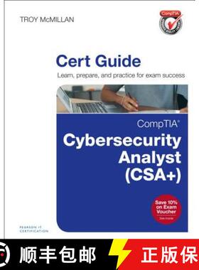 【3-4周达】Comptia Cybersecurity Analyst (Cysa+) Cert Guide [9780789756954]