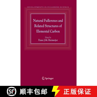 【3-4周达】精装 Natural Fullerenes and Related Structures of Elemental Carbon [9781402041341]