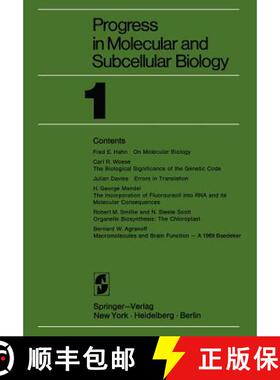 【3-4周达】Progress in Molecular and Subcellular Biology [9783642462023]