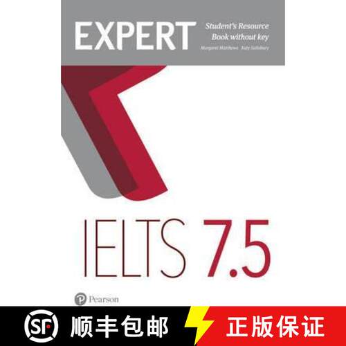 【3-4周达】Expert IELTS 7.5 Student's Resource Book without Key: - Expert IELTS 7.5 Student's Resourc... [9781292125145]