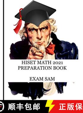 预订 HiSET Math 2021 Preparation Book: High School Equivalency Test Practice Questions with Math Stud... [9781949282672]