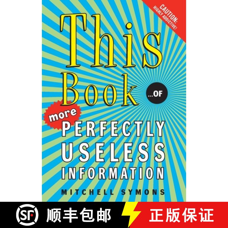 【3-4周达】This Book: ...of More Perfectly Useless Information [9780060828240]