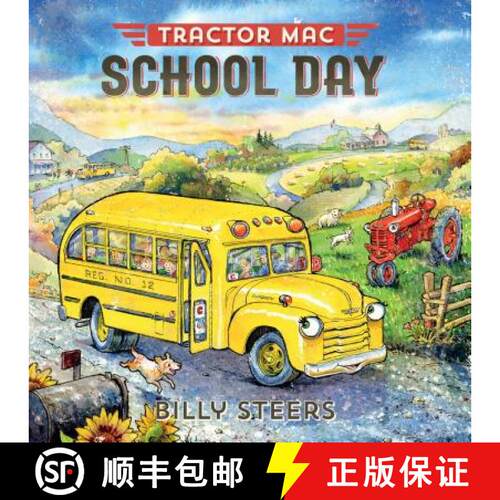 【3-4周达】精装 Tractor Mac School Day [9780374306359]