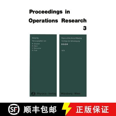 【3-4周达】DGOR Papers of the Annual Meeting 1973 / Vorträge der Jahrestagung 1973 [9783790801385]