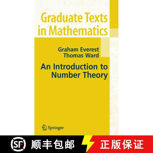 【3-4周达】An Introduction to Number Theory (Softcover reprint of hardcover 1st ed. 2005) [9781849969598]