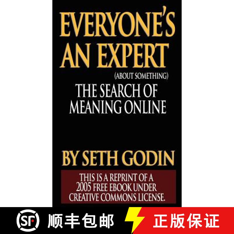 【3-4周达】Everyone's an Expert (Reprint of a 2005 free ebook under Creative Commons License) [9789562919869]