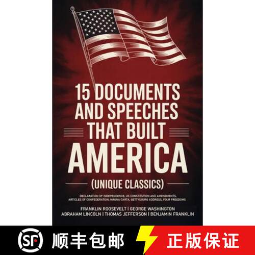【3-4周达】15 Documents and Speeches That Built America (Unique Classics) (Declaration of Independenc... [9789363111707]