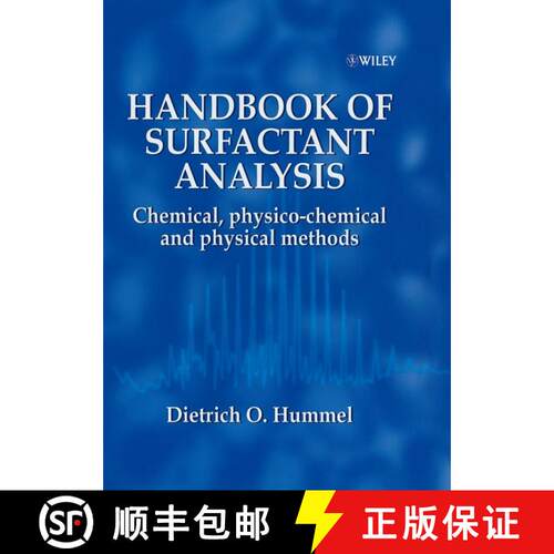 【3-4周达】精装 Handbook Of Surfactant Analysis - Chemical, Physico-Chemical & Physical Methods [Wile... [9780471720461]