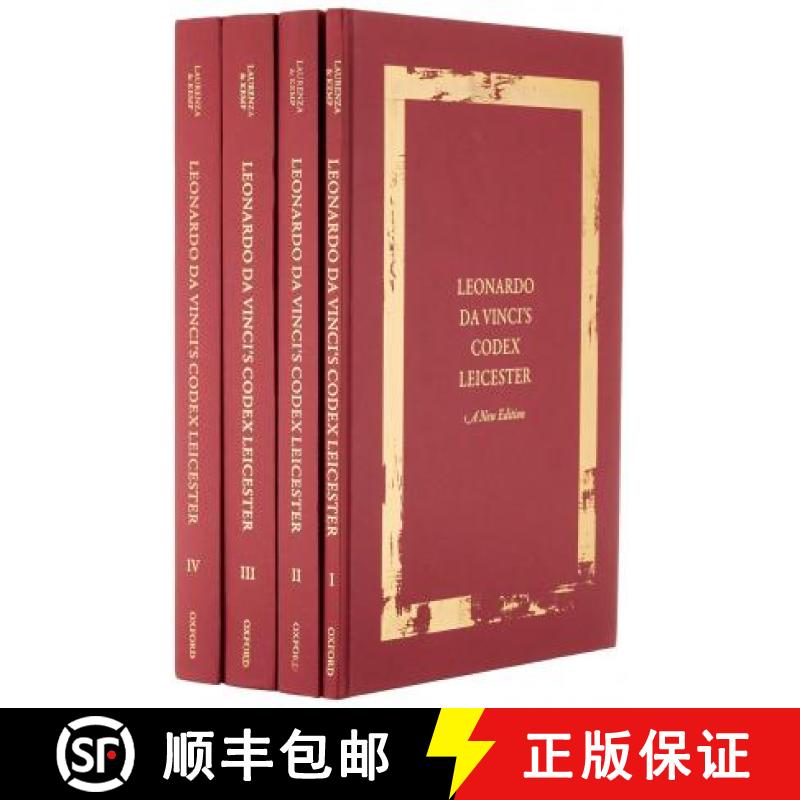 【3-4周达】Leonardo Da Vinci's Codex Leicester: A New Edition Set: Volume I: The Codex [9780198832867]