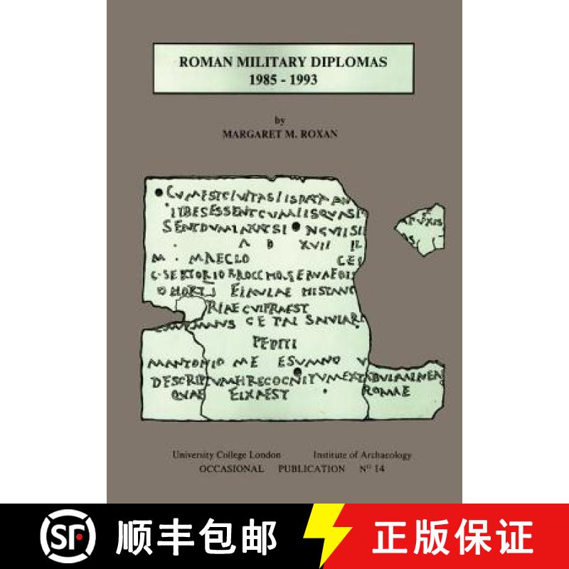 【3-4周达】Roman Military Diplomas 1985 to 1993 [9781138404748]