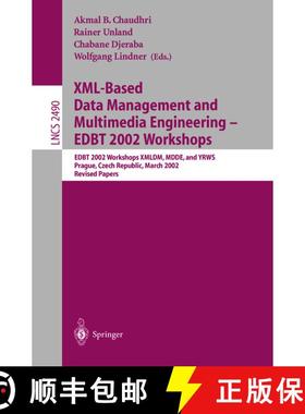 【3-4周达】XML-Based Data Management and Multimedia Engineering - EDBT 2002 Workshops: EDBT 2002 Work... [9783540001300]
