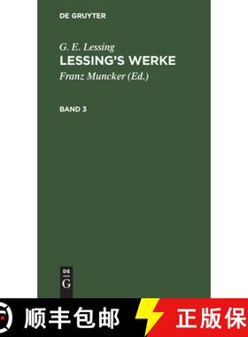 预订 G. E. Lessing: Lessing's Werke. Band 3 [9783112343036]