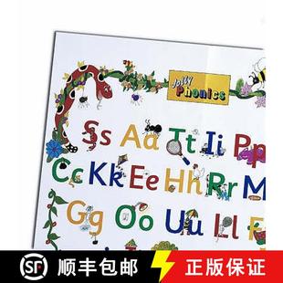 Phonics Poster Jolly English 9781870946230 British Letter 4周达 Precursive Sound edition Letters