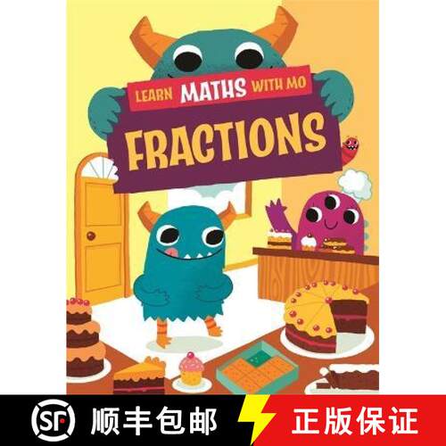 【3-4周达】精装 Learn Maths with Mo: Fractions [9781526319012]