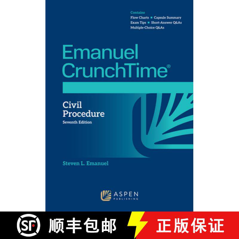 预订 Emanuel CrunchTime for Civil Procedure [9781454897477]