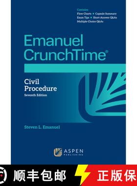 预订 Emanuel CrunchTime for Civil Procedure [9781454897477]