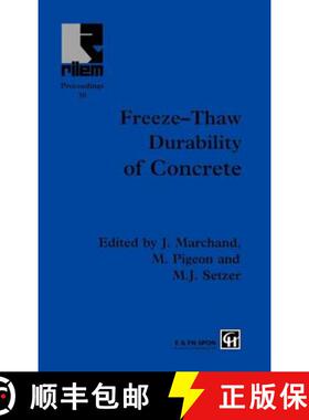 【3-4周达】Freeze-Thaw Durability of Concrete: Proceedings of the International Workshop in the Resis... [9780419200000]