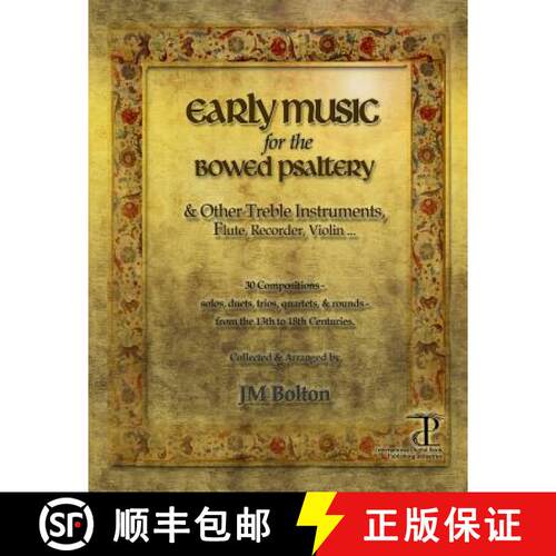 【3-4周达】Early Music for the Bowed Psaltery [9781575500539]