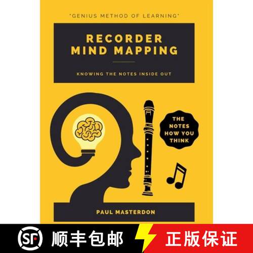 【3-4周达】Recorder Mind Mapping: A Mnemonically Color-Coded Recorder Fingering Chart Book: With Uniq... [9781918219708]