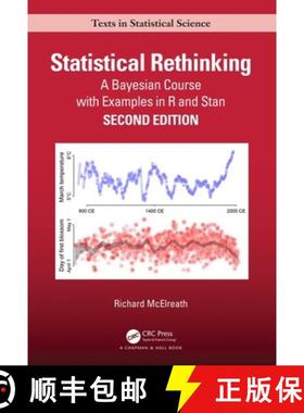 现货 统计反思 Statistical Rethinking: A Bayesian Course with Examples in R and Stan [9780367139919]