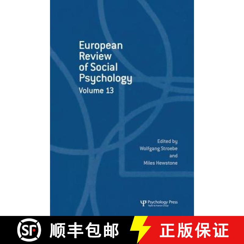 【3-4周达】European Review of Social Psychology: Volume 13 [9781138877917]