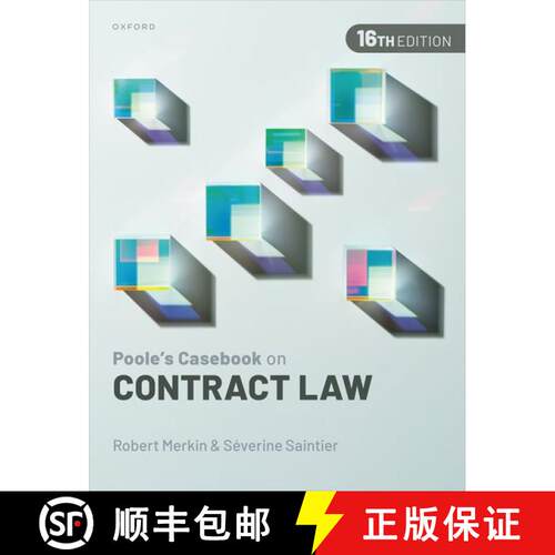 【3-4周达】Pooles Casebook on Contract Law 16th Edition [9780192885081]