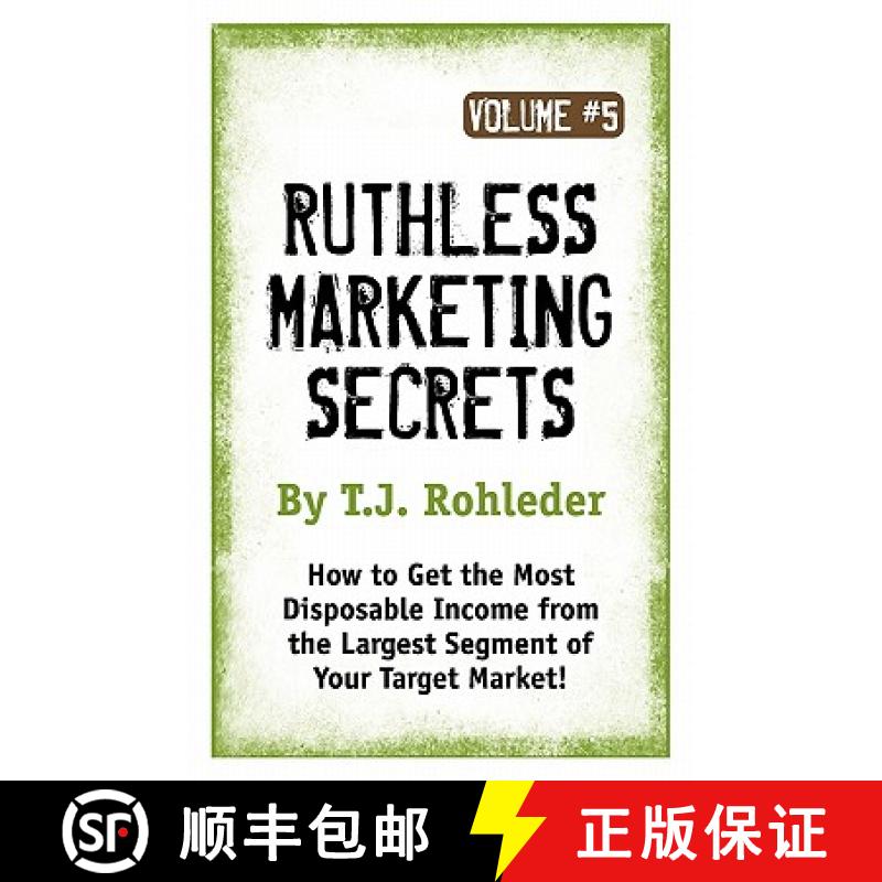 【3-4周达】Ruthless Marketing Secrets, Vol. 5 [9781933356877]