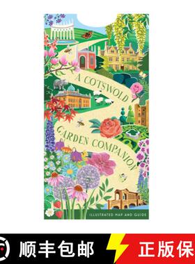 【3-4周达】A Cotswold Garden Companion: An Illustrated Map and Guide [9781916297210]