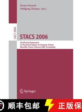 【3-4周达】STACS 2006 : 23rd Annual Symposium on Theoretical Aspects of Computer Science, Marseille, ... [9783540323013]