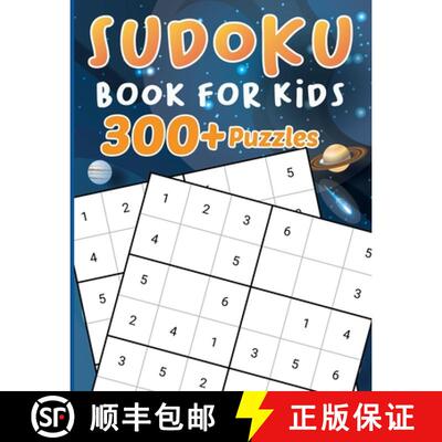 【3-4周达】Sudoku for Kids 300+ Puzzles: 300 Sudoku Puzzles For Kids, Activity Book for Children [9783704017222]