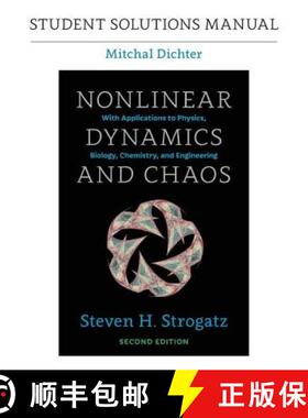 【3-4周达】Student Solutions Manual for Nonlinear Dynamics and Chaos, 2nd Edition (Second Edition, Se... [9780813350547]