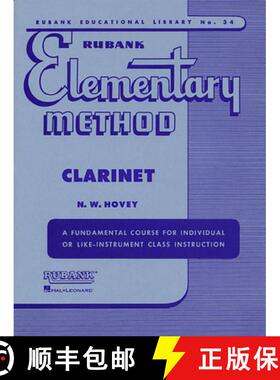 预订 Rubank Elementary Method Clarinet [9781423444787]
