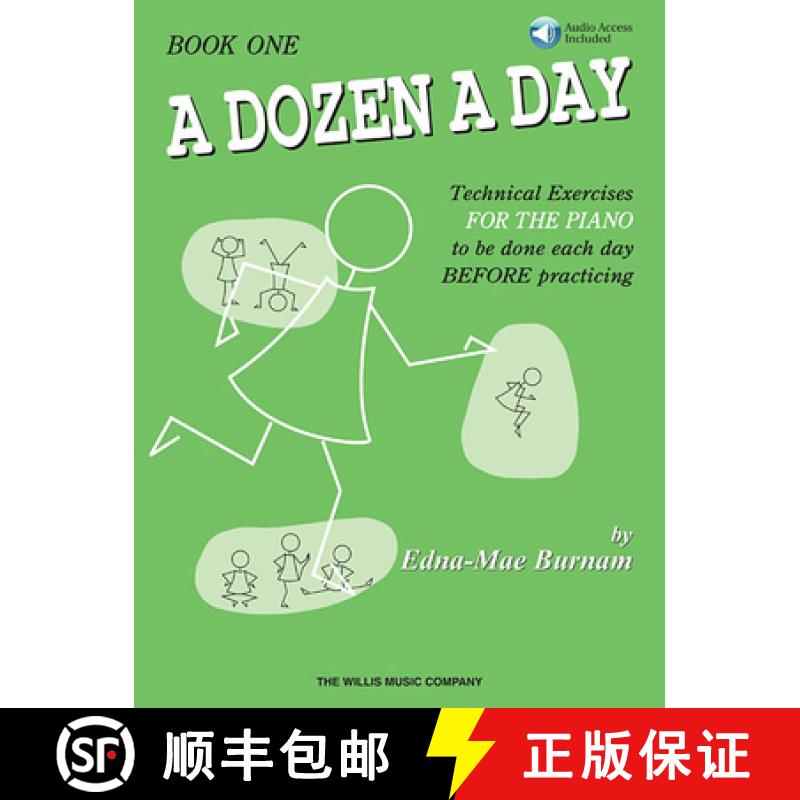 【3-4周达】A Dozen a Day Book 1 - Book/Audio [With CD (Audio)] [9781458419750] - 实物图