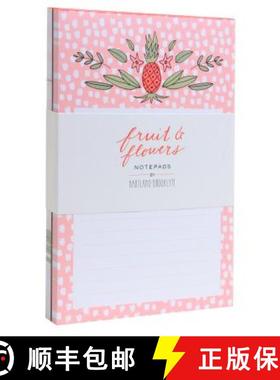 【3-4周达】Fruit & Flowers Notepads [9781452148465]