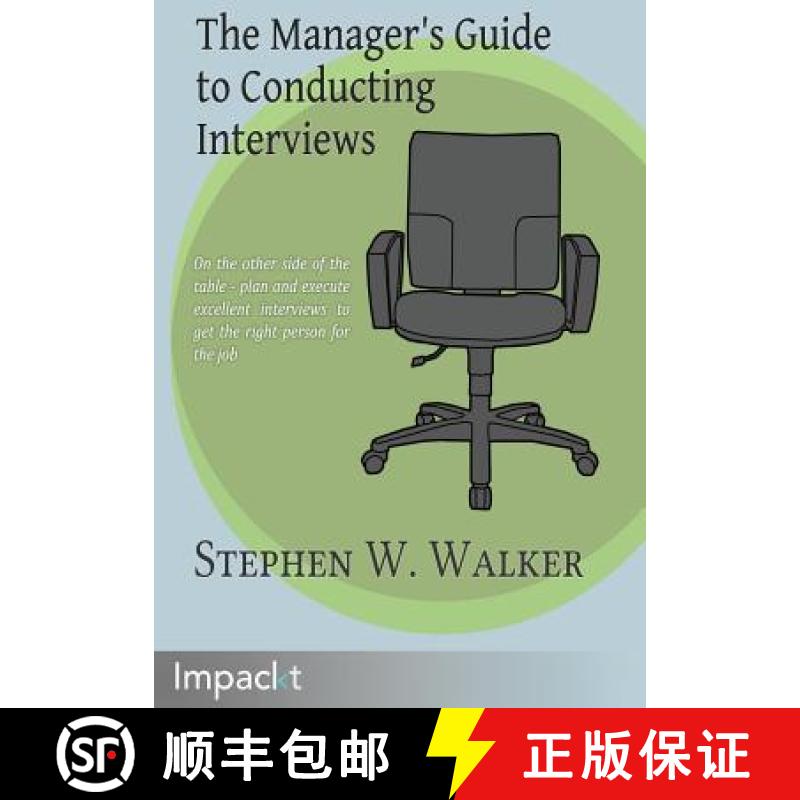 【2-3周达】The Manager's Guide to Conducting Interviews [9781783000128]