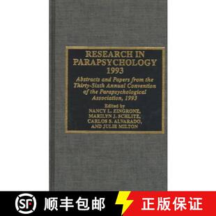 1993 Sixth Abstracts Parapsychology Research Annual Thirty and Convent... from the 4周达 9780810834774 Papers