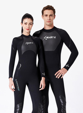 DIVE&SAIL潜水服3mm男女冬季游泳防寒保暖深潜水母衣全身连体湿衣