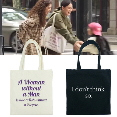 影好东西宋佳同款学生帆布包